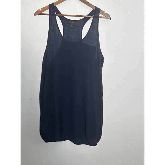 J. Crew Other - Women's J. Crew Sheer Beach Coverup Navy Blue XS